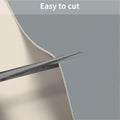 Zinkooat Leather Desk Mat 12x42 Inch 1.8mm Thick Off White Light Gray by Deal US