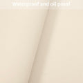 Zinkooat Leather Desk Mat 12x42 Inch 1.8mm Thick Off White Light Gray by Deal US