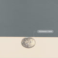 Zinkooat Leather Desk Mat 12x42 Inch 1.8mm Thick Off White Light Gray by Deal US