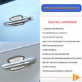 KEVWR 10pcs Bling Rhinestone Car Door Handle Stickers Protective Film Colorful by Deal US