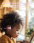 Mehomeli Kid Air Conduction Open Ear Headphones Wired 3.5mm Jack Pink by Deal US