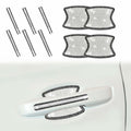 KEVWR 10pcs Bling Rhinestone Car Door Handle Stickers Protective Film Colorful by Deal US