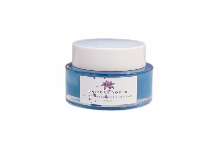 Kaitidid Unicorn Youth Retinol Alternative Sleep Mask 1oz Blueberry Scent by Deal US