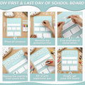 Chunful Personalized First Last Day School Board Acrylic Chalkboard 11x9 Inch by Deal US