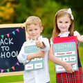 Chunful Personalized First Last Day School Board Acrylic Chalkboard 11x9 Inch by Deal US