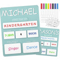 Chunful Personalized First Last Day School Board Acrylic Chalkboard 11x9 Inch by Deal US