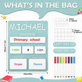 Chunful Personalized First Last Day School Board Acrylic Chalkboard 11x9 Inch by Deal US