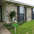 AOOCY All Remind Metal Dog Poop Sign with Stake 10x28in Yard Decor by Deal US