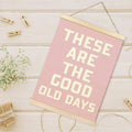 TAEDIN Inspirational Rustic Wall Art Poster Hanger Frame Pink 12x16 by Deal US