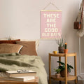 TAEDIN Inspirational Rustic Wall Art Poster Hanger Frame Pink 12x16 by Deal US