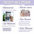 HEATHAVEN I Love Pooping in The Woods Stickers 3pcs Vinyl Outdoor Decals by Deal US