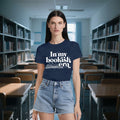 Wlen Teacher Reading T-Shirt Women Blue Soft Polyester Size XX-Large by Deal US