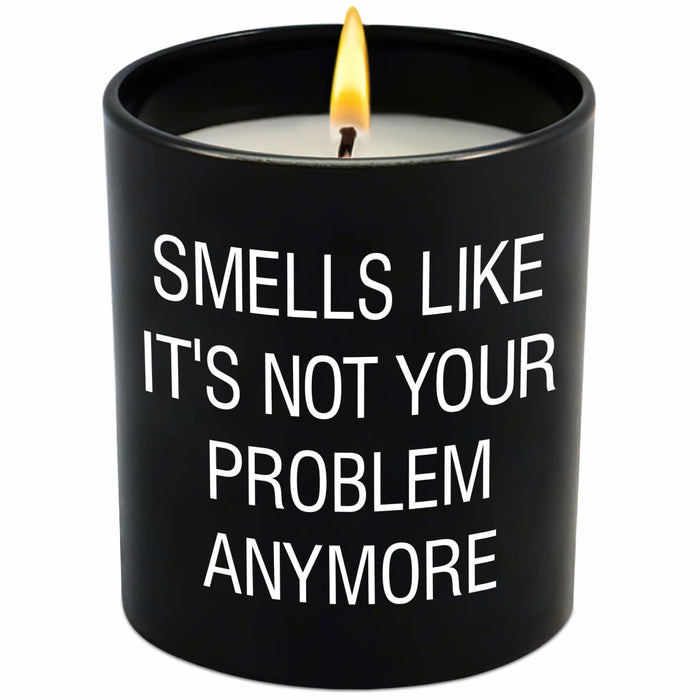 GAUDORA Vanilla Lavender Scented Soy Wax Candle 10oz Funny Retirement Gift by Deal US