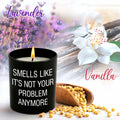 GAUDORA Vanilla Lavender Scented Soy Wax Candle 10oz Funny Retirement Gift by Deal US