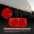 RUNHWEE 4" 2 Pcs Yellow LED Trailer Side Marker Lights Oval Waterproof by Deal US