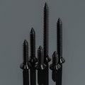 Fayeploo #10x3/4" Flat Head Wood Screws 50pcs Black Oxide Stainless Steel by Deal US