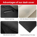 Bercicci Dash Cover Toyota RAV4 2019-2025 Hybrid PHEV Flannel Black by Deal US