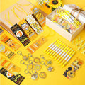 Yaomiao 180 Pcs Gold Ribbon Awareness Gift Set Childhood Cancer Support by Deal US