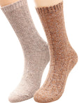 TINTAO Women's Cotton Knit Thick Warm Wool Crew Socks Multi-07 Size 5-10 by Deal US