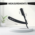 Stylonik Barber Razor Straight Edge 10 Stainless Steel Blades Silver Matt by Deal US