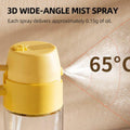 MDZF SWEET HOME Oil Sprayer 18.6oz 2-in-1 Olive Oil Dispenser Bottle Yellow by Deal US