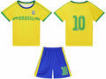 Yanzeeg Youth Soccer Jersey Football Training Shirt Brasil 30 Regular Size 30 by Deal US
