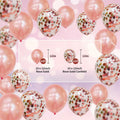PARLONTY Farewell Party Decorations Balloon Banner Rose Gold Star Rubber by Deal US