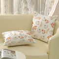 OFIRD Fall Decor Pillow Covers 20x20 White Pumpkin Maple Leaves Pack of 2 by Deal US
