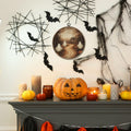 Yorhifa Vintage Ghost Pumpkin Halloween Framed Wall Art Canvas 10x10in by Deal US