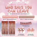 PARLONTY Farewell Party Decorations Balloon Banner Rose Gold Star Rubber by Deal US