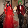 Mepase Halloween Bride Costume Accessories 8 Pcs Red Green Black One Size by Deal US