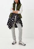 Mlgaril Women Winter Crop Army Green Puffer Vest Lightweight Warm Size S by Deal US