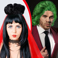 Mepase Halloween Bride Costume Accessories 8 Pcs Red Green Black One Size by Deal US