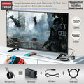 C.CURTING Switch Dock for N/S OLED 4K HDMI USB 3.0 Type C PD Charge Gray 2M by Deal US