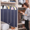 DYYHSDPU Garment Bags 3 Pack Suit Storage Hanging Clothes Black 50x24 Inch by Deal US