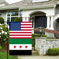 KIIPOAPAU Syrian Garden Flag 12x18in Double Sided Polyester Yard Banner by Deal US