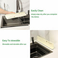 2PCS Acrylic Sink Splash Guard Beige Frosted Magnetic Water Barrier 17.5"x3.3" by Deal US
