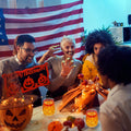 Maxcheck 6 Pack 18oz Stemless Halloween Wine Glasses Clear Bloody by Deal US