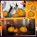 Leinuosen Halloween Jack-o-Lantern Cardboard Stand-Ups 19"-39" 3PCS Yellow by Deal US
