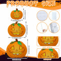 Leinuosen Halloween Jack-o-Lantern Cardboard Stand-Ups 19"-39" 3PCS Yellow by Deal US
