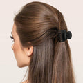 Uausyaly 8 Pcs Non-slip Matte French Hair Claw Clips for Women Black Grey by Deal US