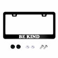 Mountains License Plate Frame Black White Aluminum Universal 12x6 Inch by Deal US