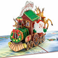 POPWOW Christmas Tree 3D Pop Up Card 5x7 with Envelope & Message Note by Deal US
