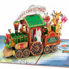 POPWOW Christmas Tree 3D Pop Up Card 5x7 with Envelope & Message Note