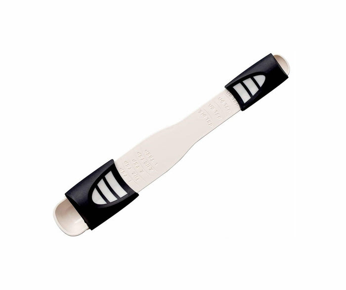 Generic Measuring Spoon Double End Adjustable 1/8 Tsp to 1 Tbsp Black/White by Deal US