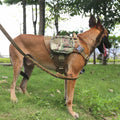 ICEFANG GN1 Reflective Tactical Dog Harness MOLLE Brown Pack of 1 Size XL by Deal US