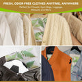 ACKU10 Bamboo Charcoal Odor Absorber for Clothing Closets 1-Pack Off White by Deal US