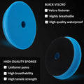 GGTE Light Cut Polishing Pad 6" Face 5" Backing 2Pcs Blue 2-Pack by Deal US