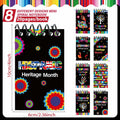 Containlol 48PCS Hispanic Heritage Month Mini Notepads Party Favors 8 Patterns by Deal US