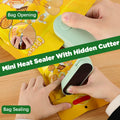 Daioai 2 in 1 USB Rechargeable Bag Cutter Sealer Portable Mini White by Deal US